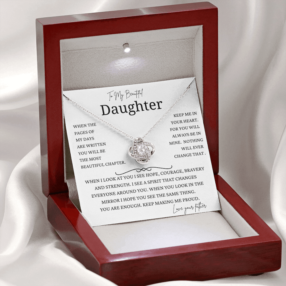 Days Are Written Daughter Gift