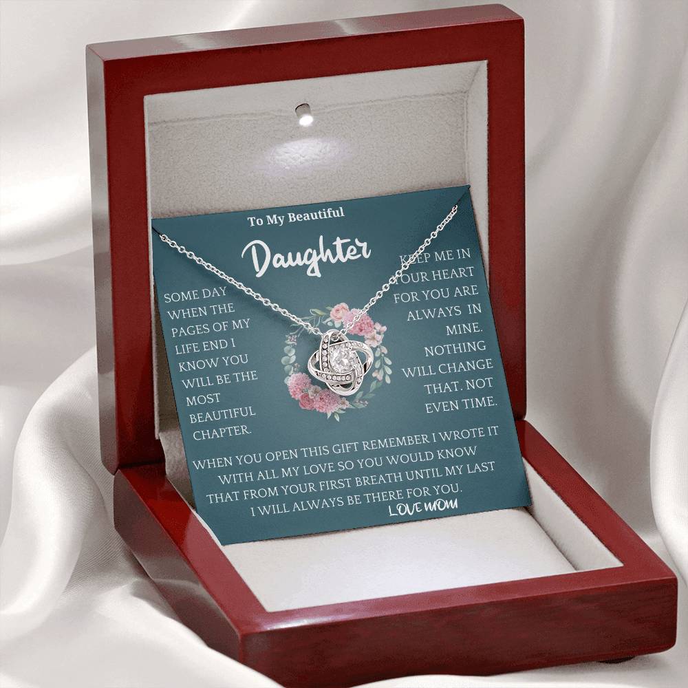 Pages Of My Life Necklace Gift Daughter
