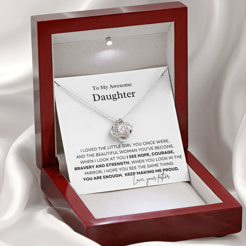 Look At You Daughter Necklace