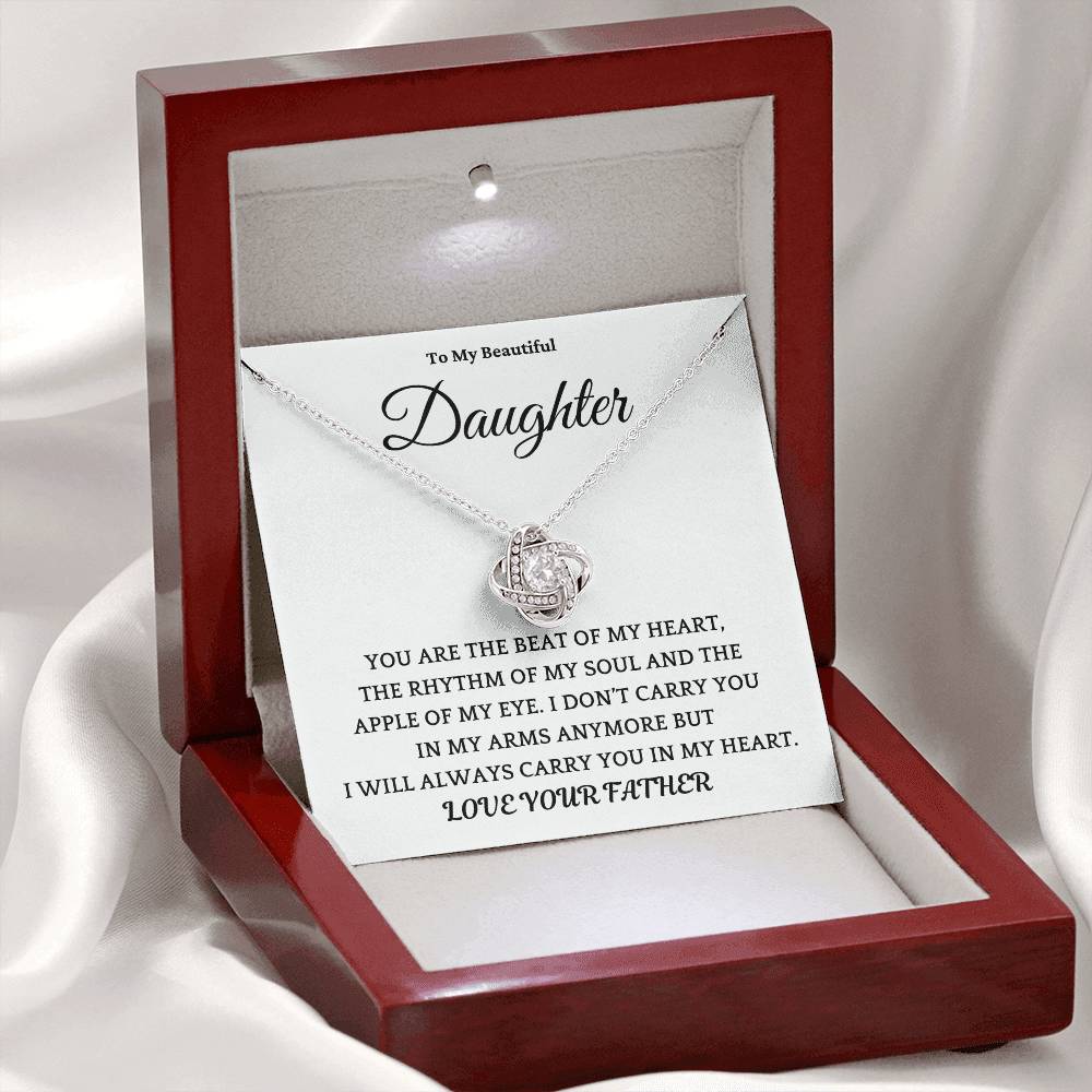 Apple of my Eye Necklace Gift For Daughter