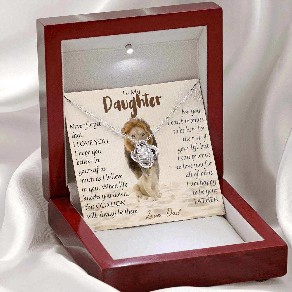 Lion Necklace Gift For Daughter