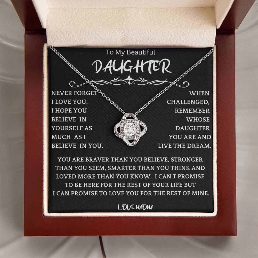 When Challenged Necklace Gift For Daughter