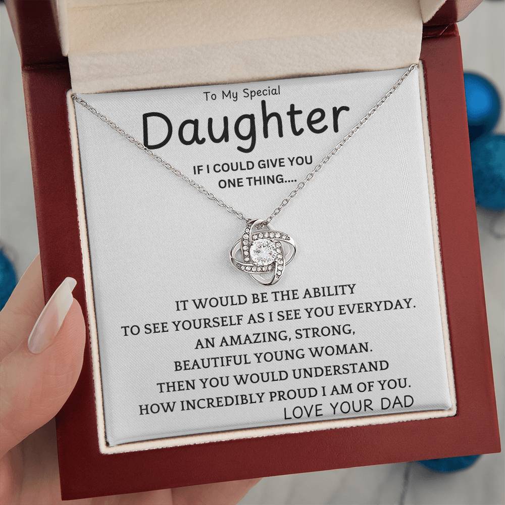 Strong Beautiful Necklace Daughter Gift