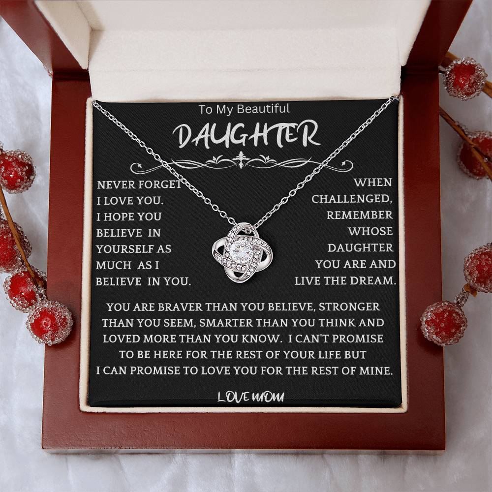 When Challenged Necklace Gift For Daughter