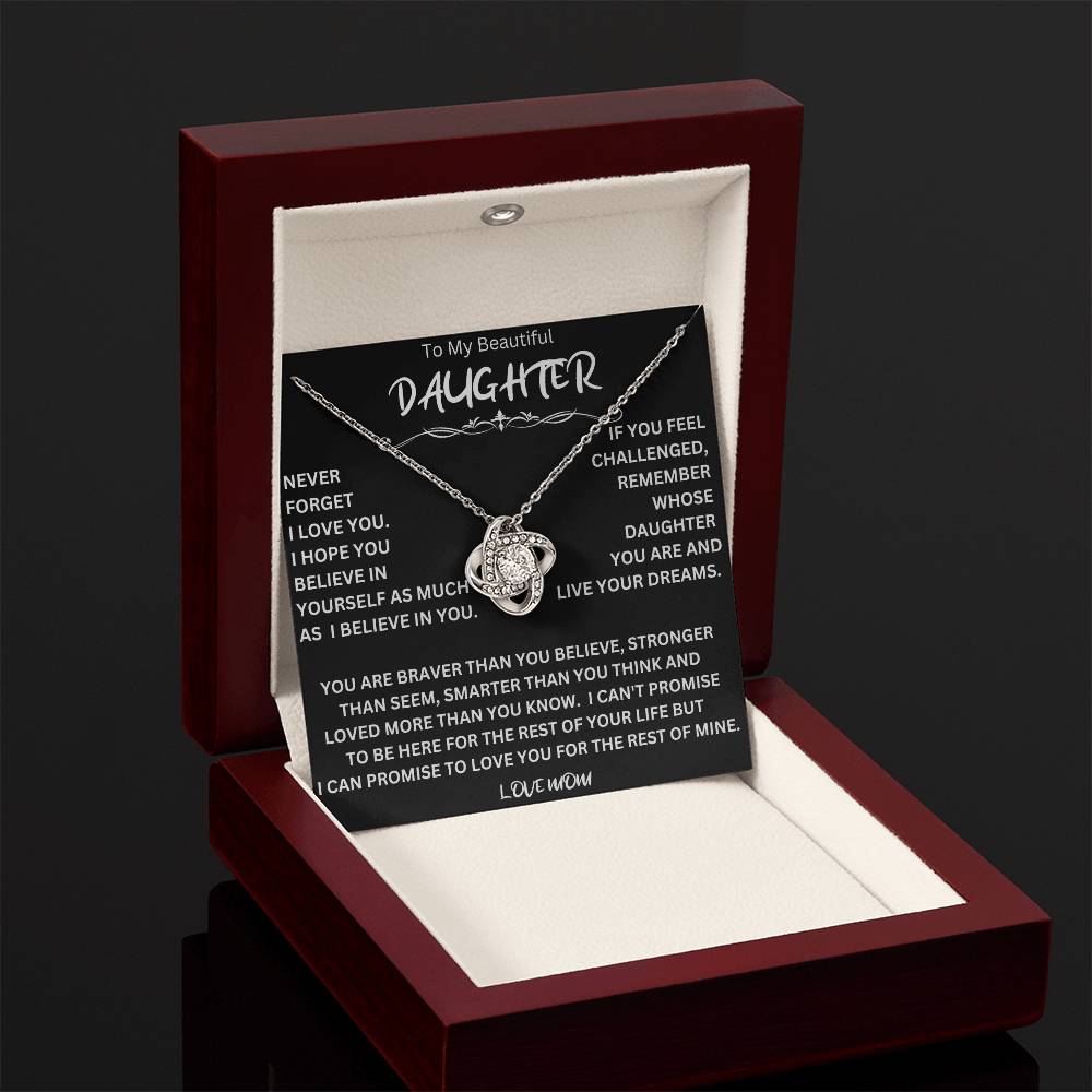 Live Your Dreams Necklace Gift For Daughter