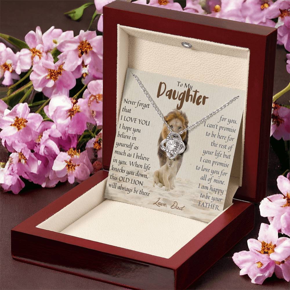 Lion Necklace Gift For Daughter
