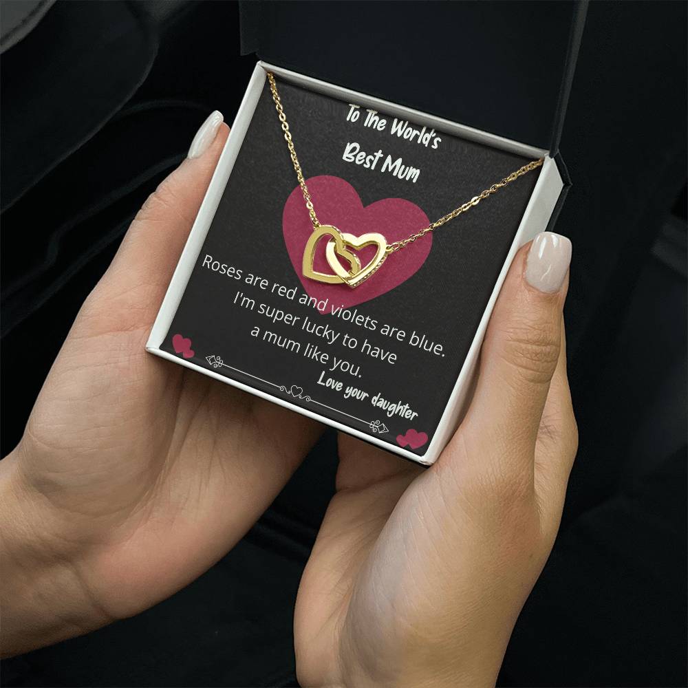 Worlds Best Mum Necklace Gift