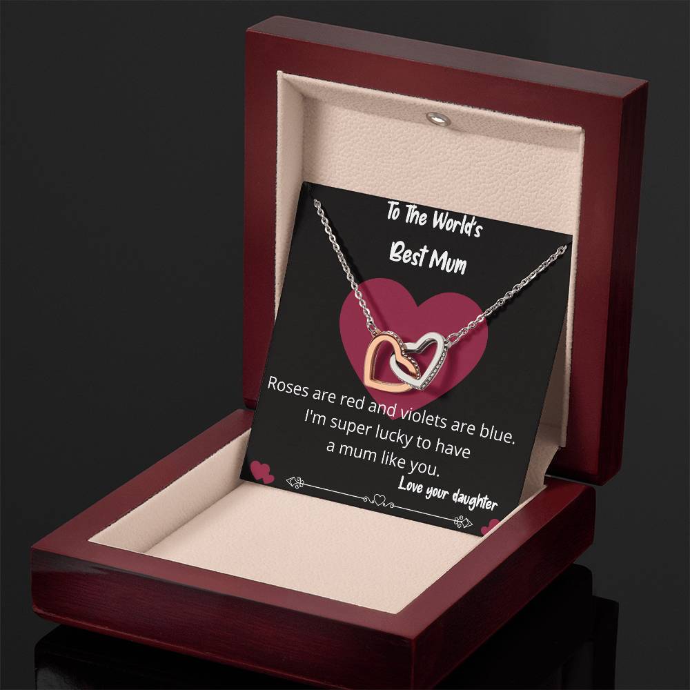 Worlds Best Mum Necklace Gift