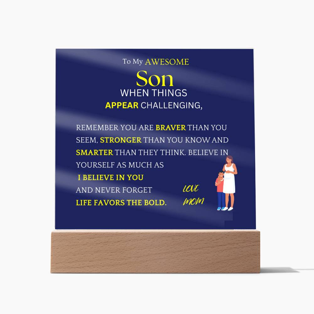Braver Smarter Stronger Gift For Son