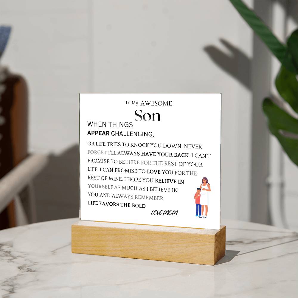 Things Appear Challenging Gift For Son