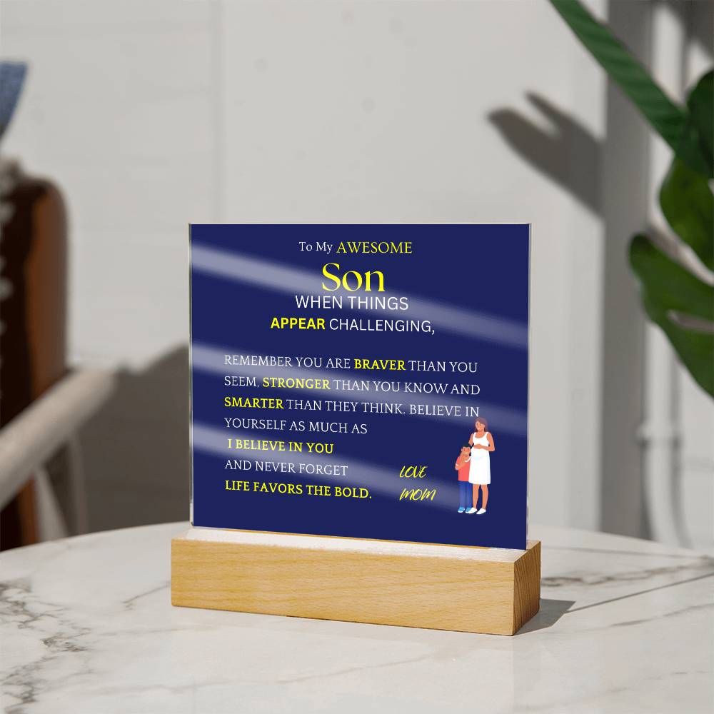 Braver Smarter Stronger Gift For Son