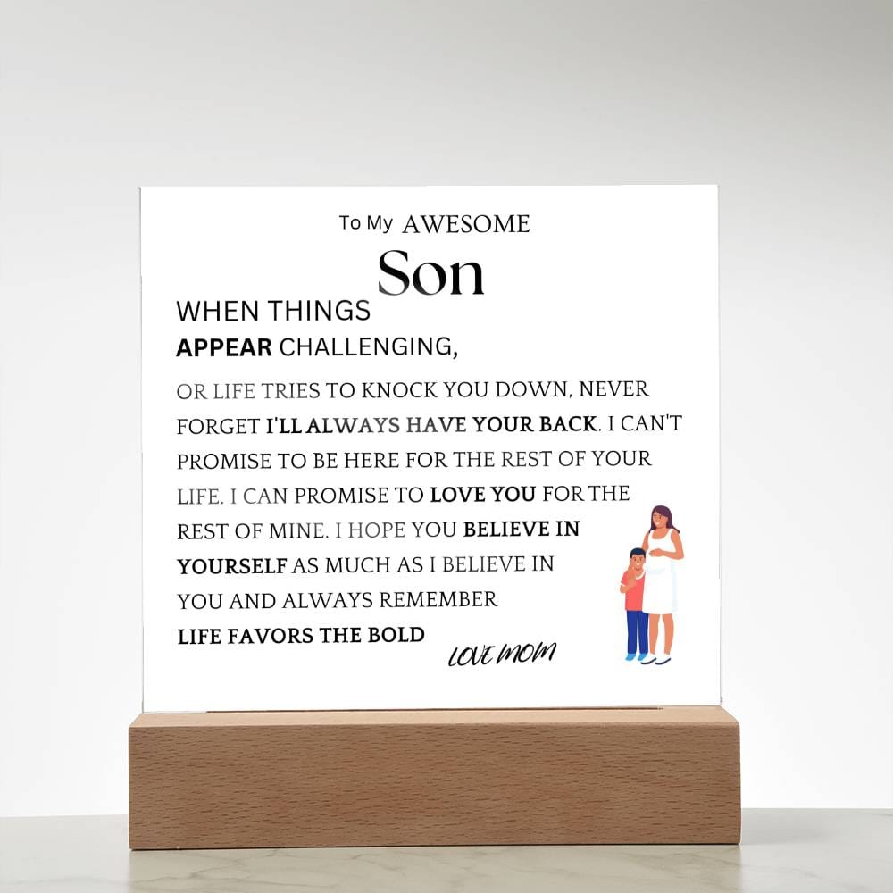 Things Appear Challenging Gift For Son