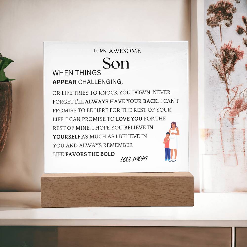 Things Appear Challenging Gift For Son