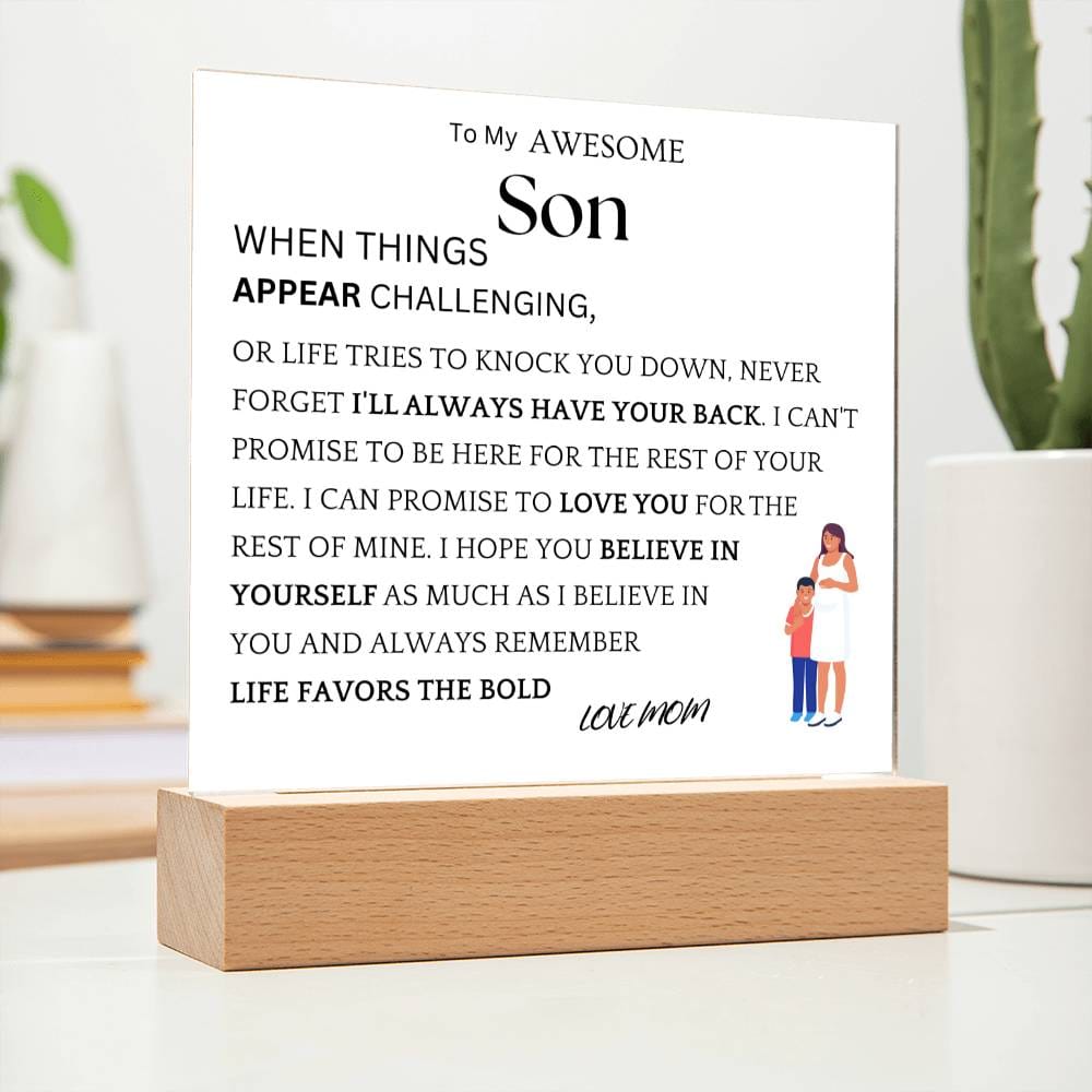Things Appear Challenging Gift For Son