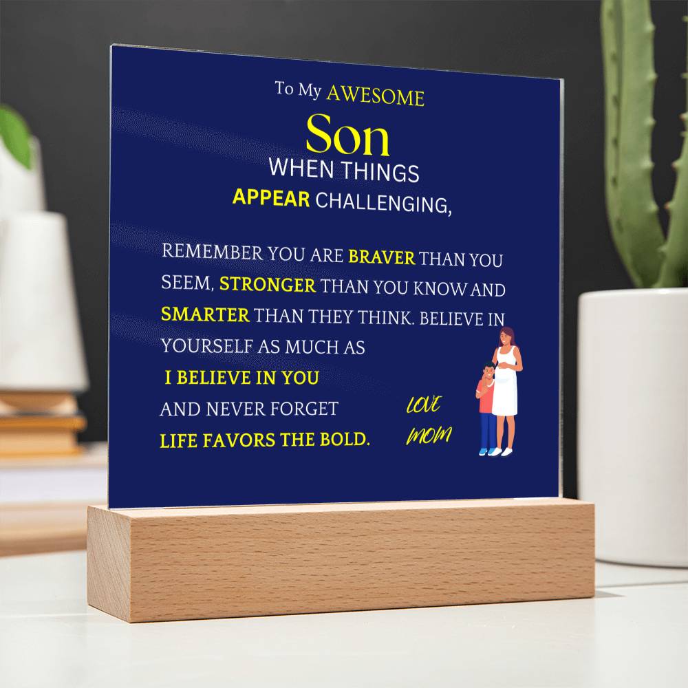 Braver Smarter Stronger Gift For Son