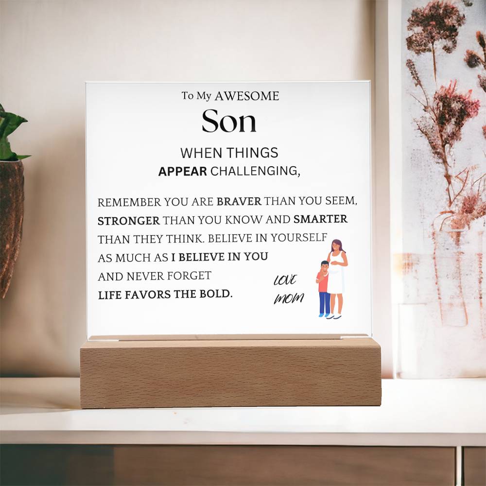 Braver Stronger Gift For Son