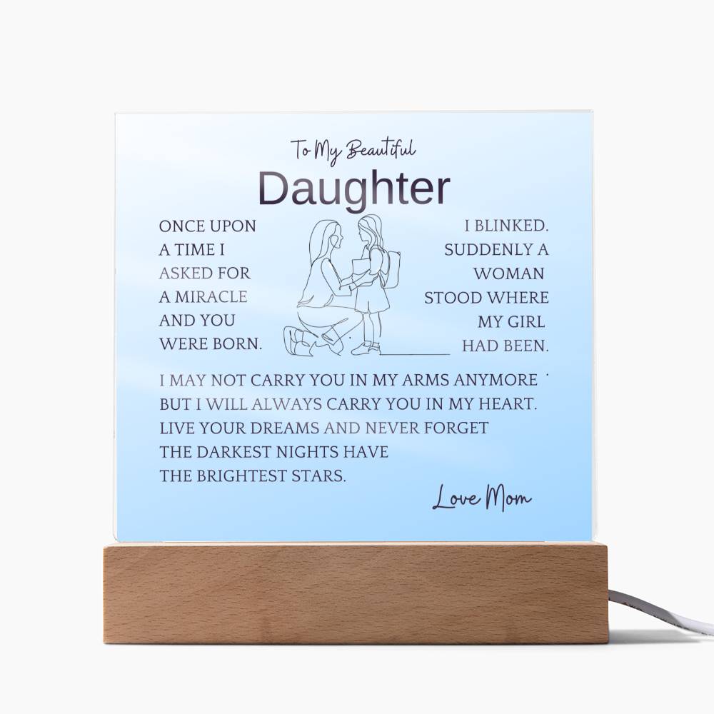 Live Your Dreams Gift For Daughter
