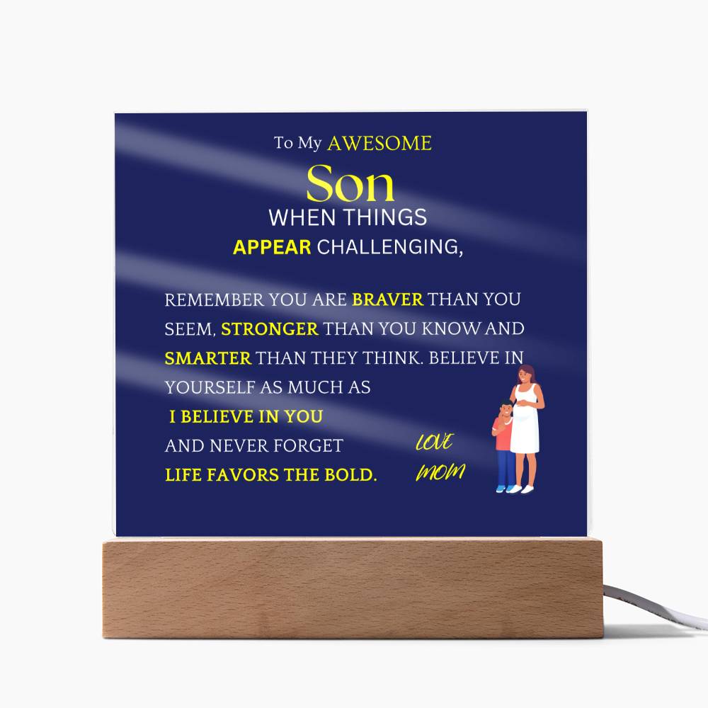 Braver Smarter Stronger Gift For Son
