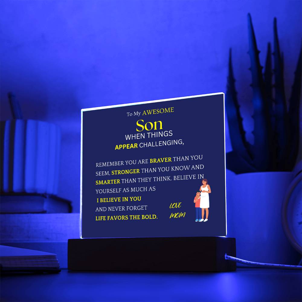 Braver Smarter Stronger Gift For Son