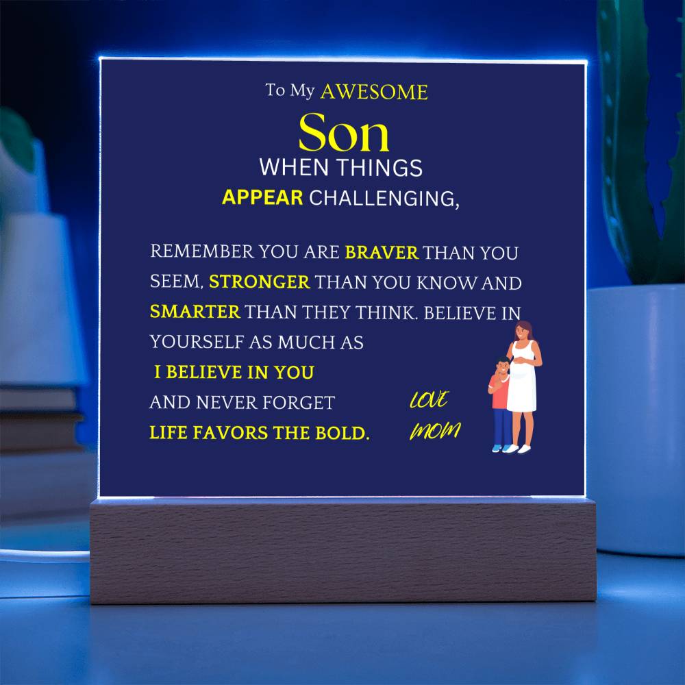Braver Smarter Stronger Gift For Son