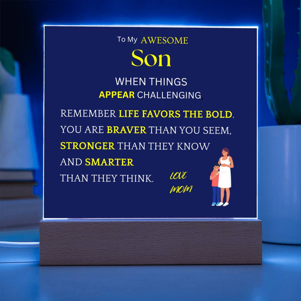 Favors The Bold Gift For Son