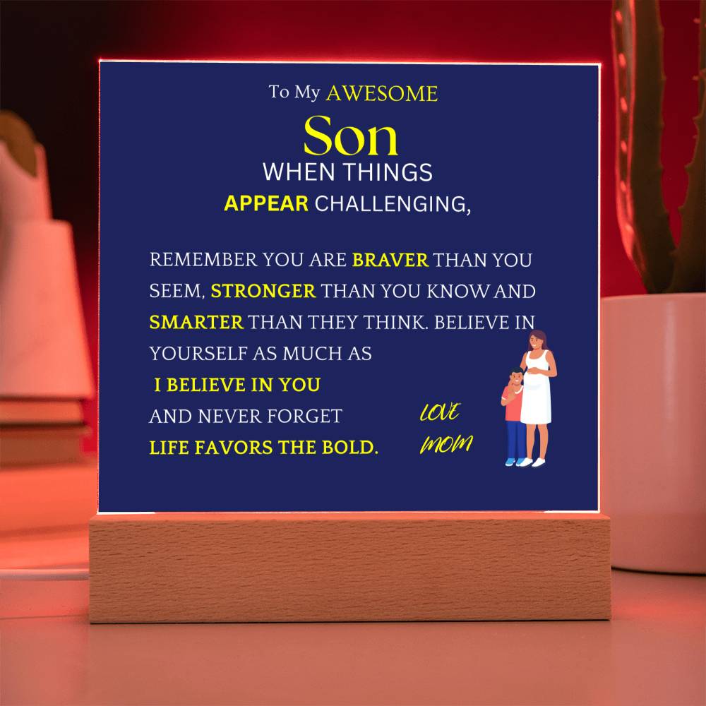 Braver Smarter Stronger Gift For Son