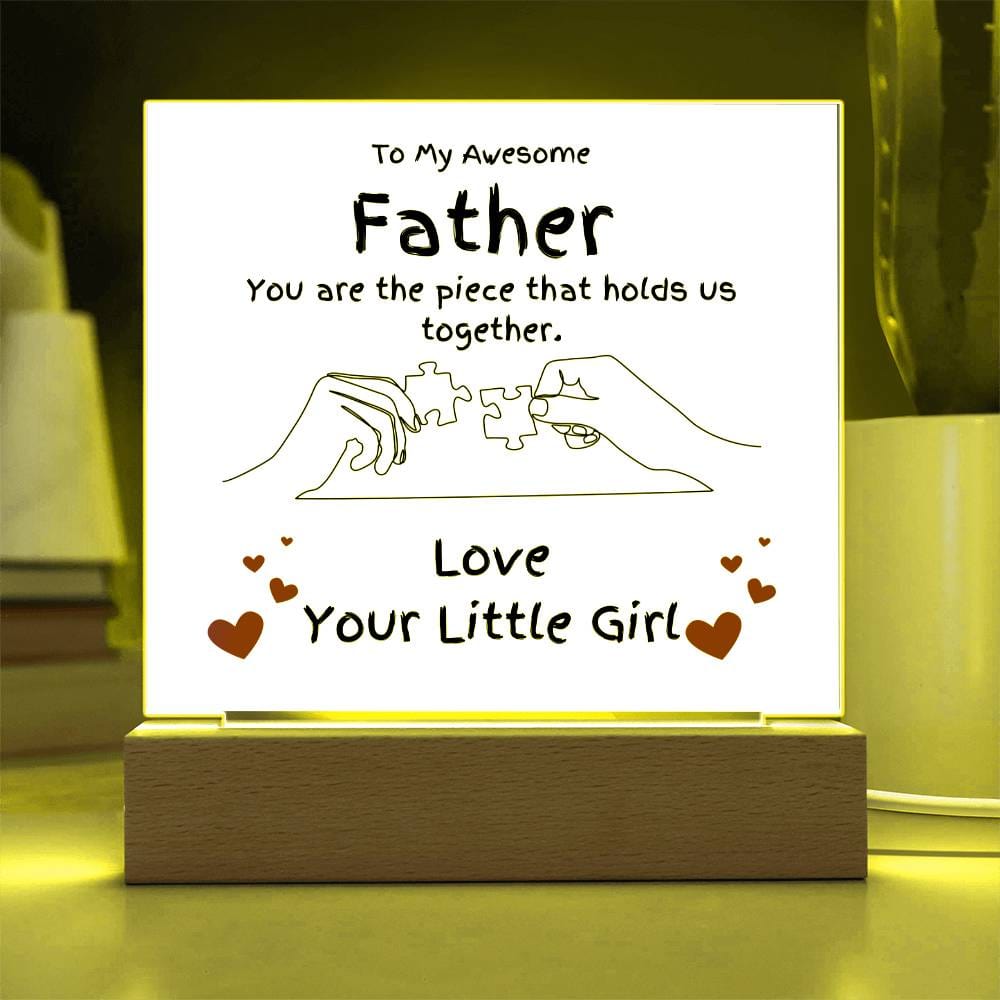 Piece Holding Us Together Acrylic Gift For Dad