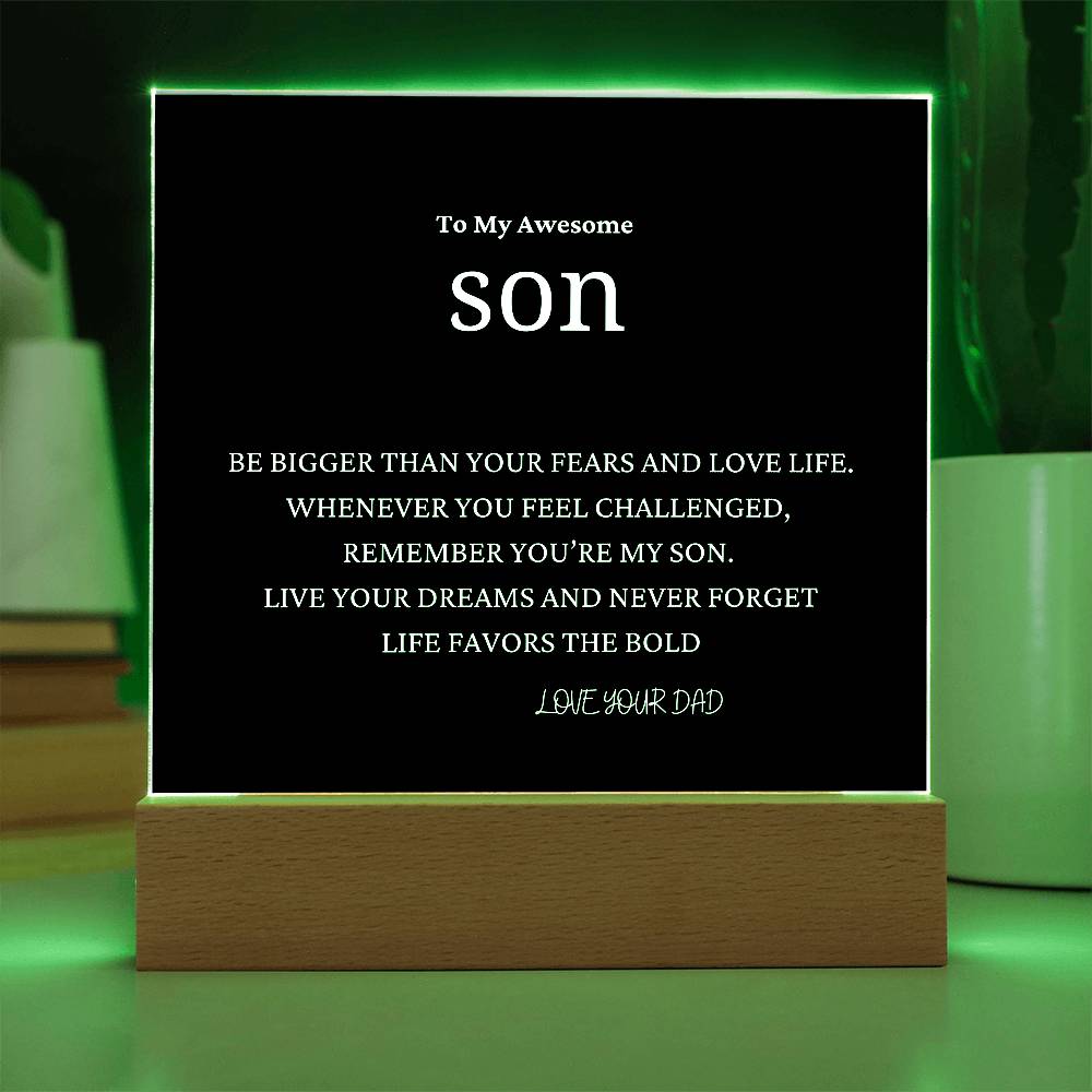 Bigger Than Fears Gift For Son
