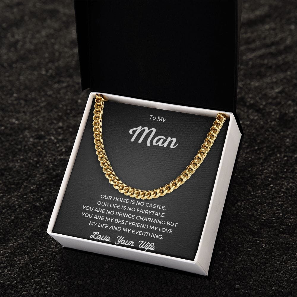 My Man Jewelry Chain Gift For Birthday Graduation Christmas Present For Men
