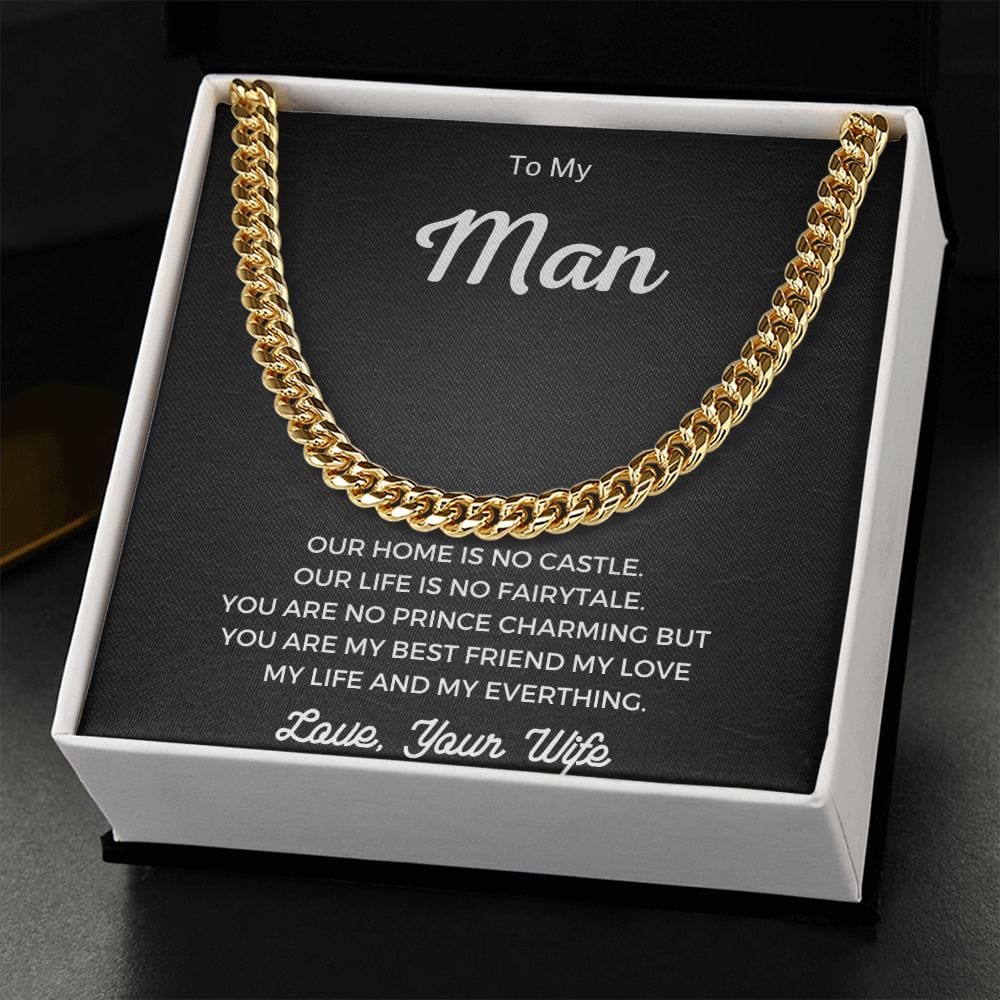My Man Jewelry Chain Gift For Birthday Graduation Christmas Present For Men