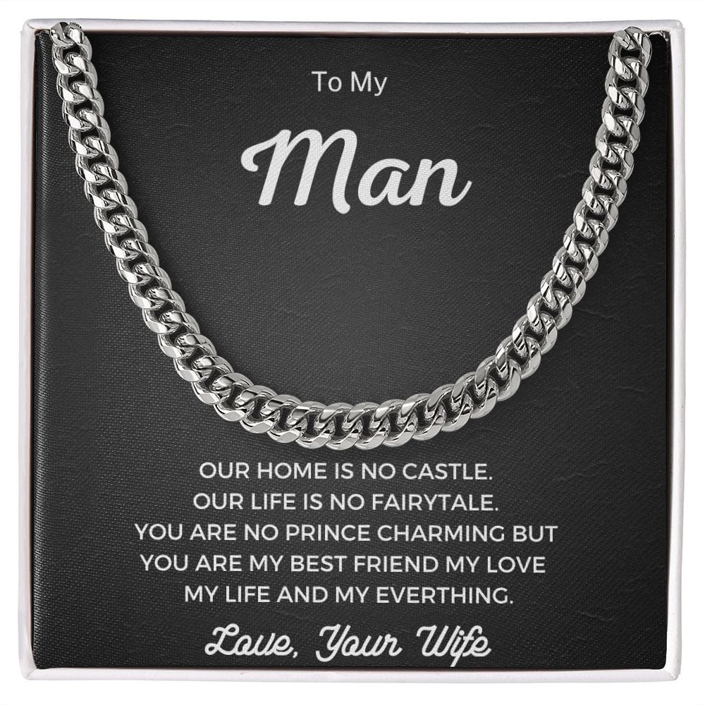 My Man Jewelry Chain Gift For Birthday Graduation Christmas Present For Men