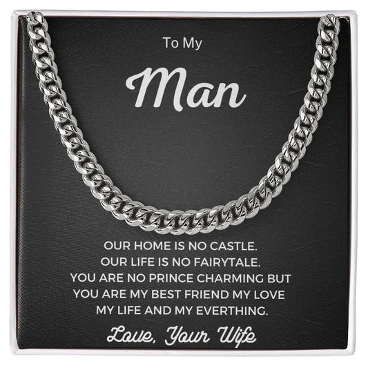 My Man Jewelry Chain Gift For Birthday Graduation Christmas Present For Men