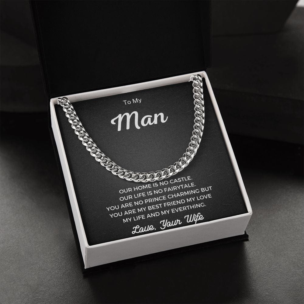 My Man Jewelry Chain Gift For Birthday Graduation Christmas Present For Men
