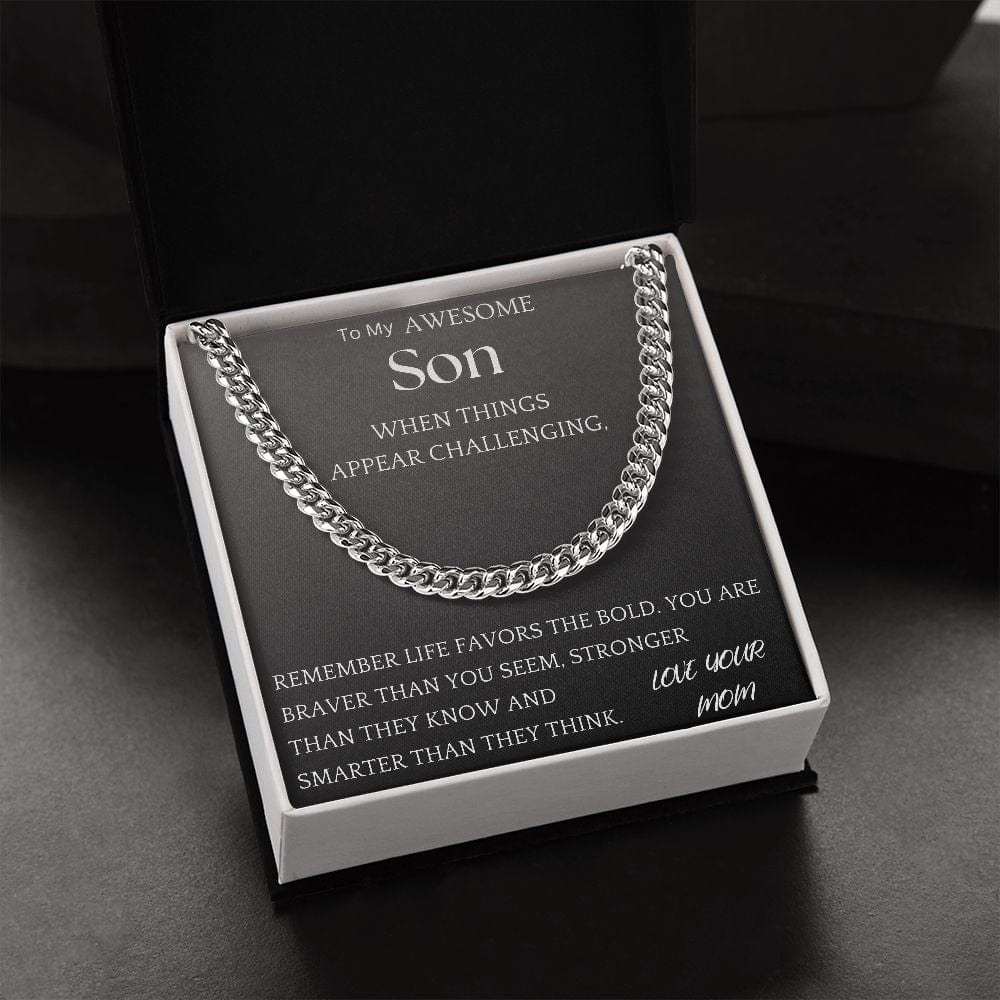 Stronger Than They Know Chain Jewelry Gift For Son