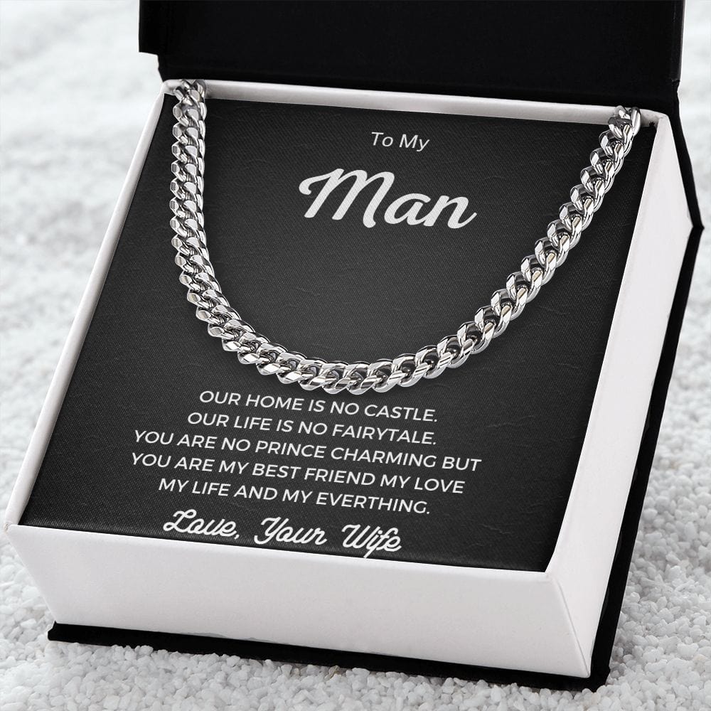 My Man Jewelry Chain Gift For Birthday Graduation Christmas Present For Men