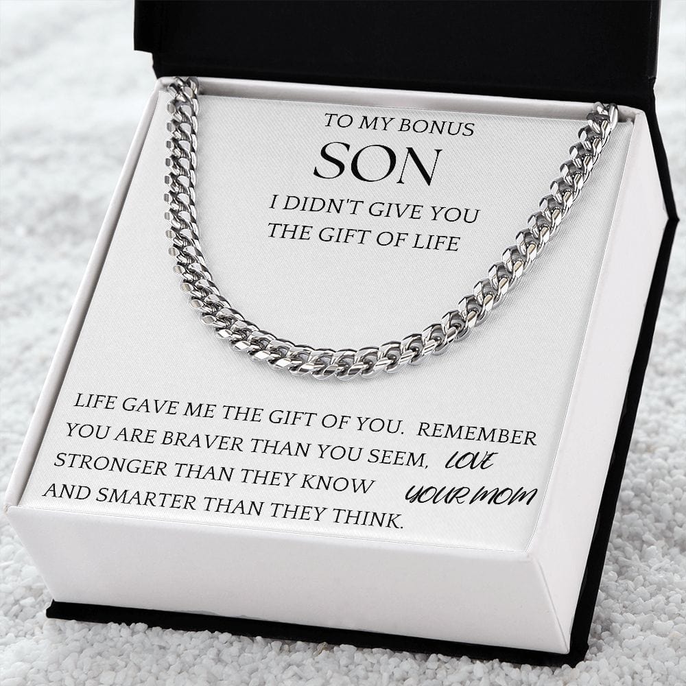 Bonus Son Chain Jewelry Gift For Son