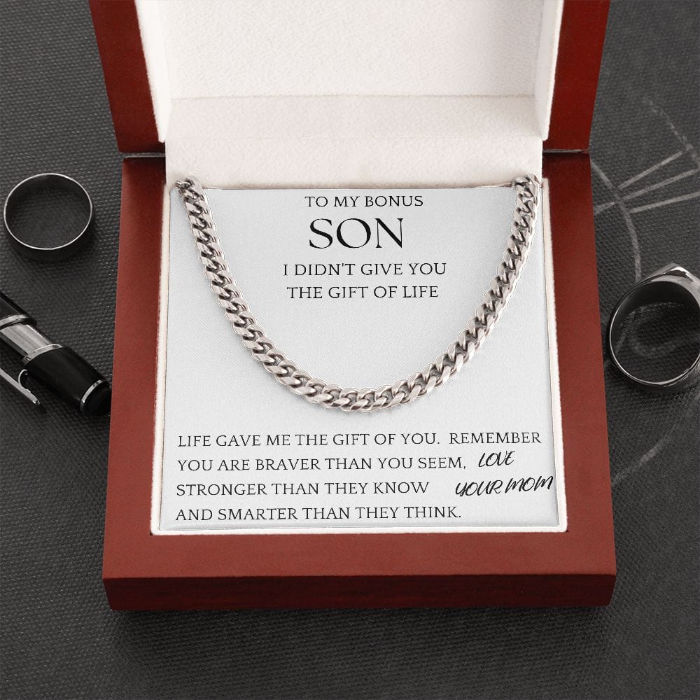 Bonus Son Chain Jewelry Gift For Son