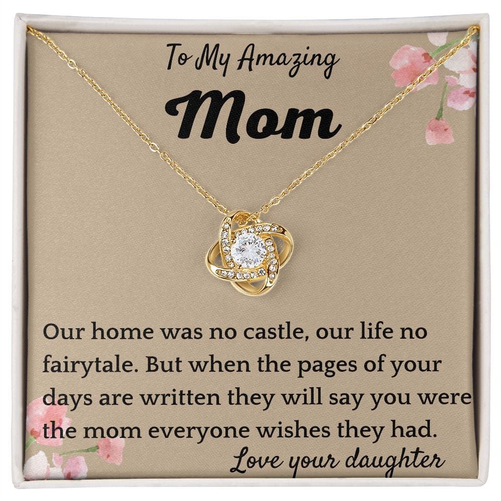 Fairytale Mom Necklace Gift Mothers Day Birthday Christmas Present For Women