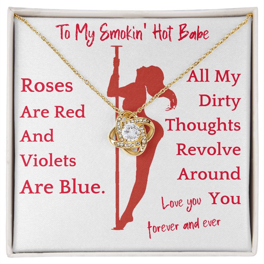 All My Dirty Thoughts Necklace Gift For Valentines Anniversary Wife Soulmate Birthday Present For Women