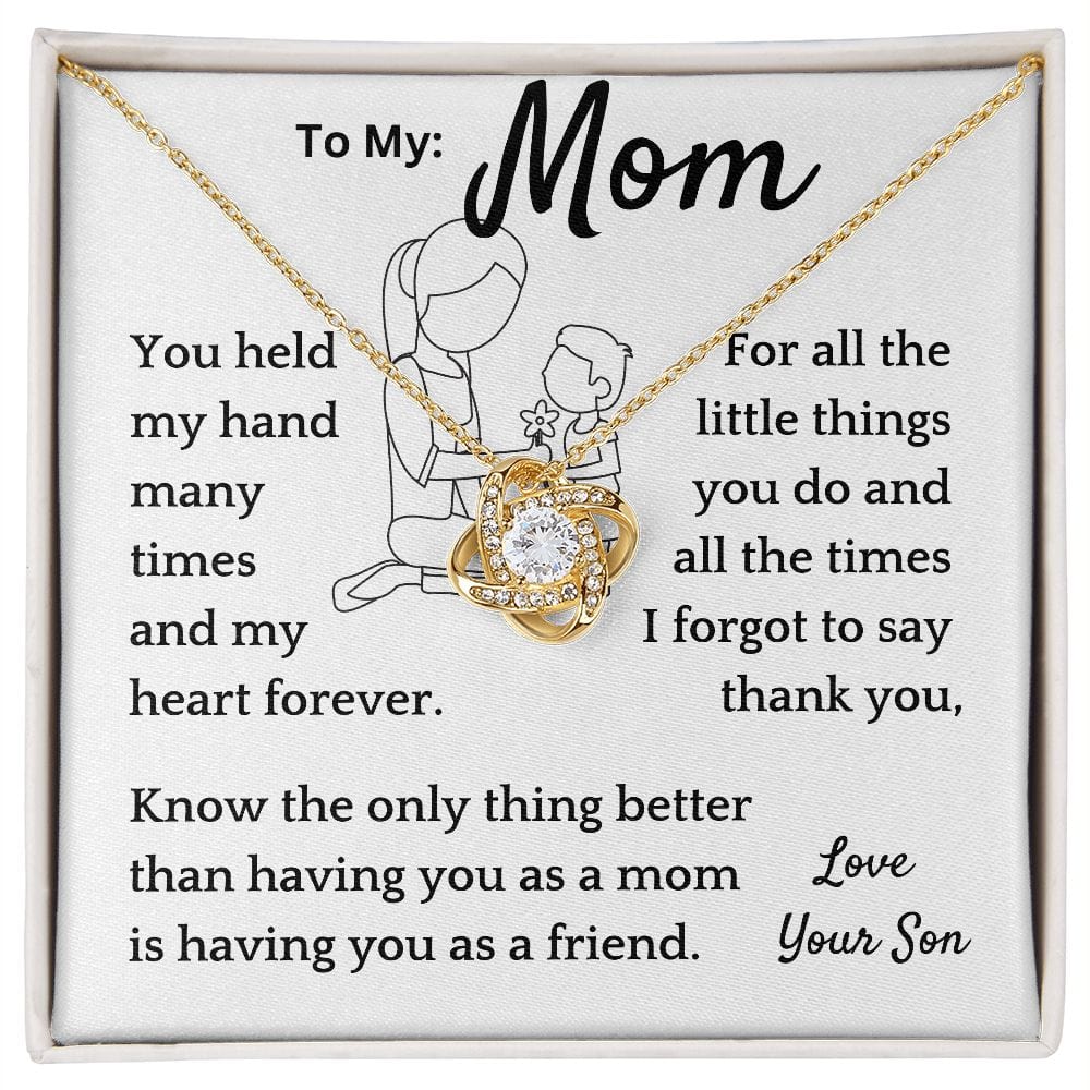 Held My Hand Necklace Gift For Mothers Day Christmas Birthday Present For Women