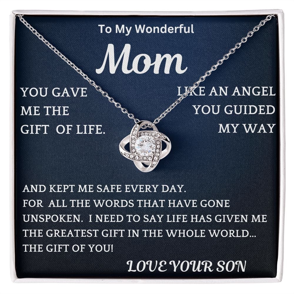 Necklace that says mom on sale