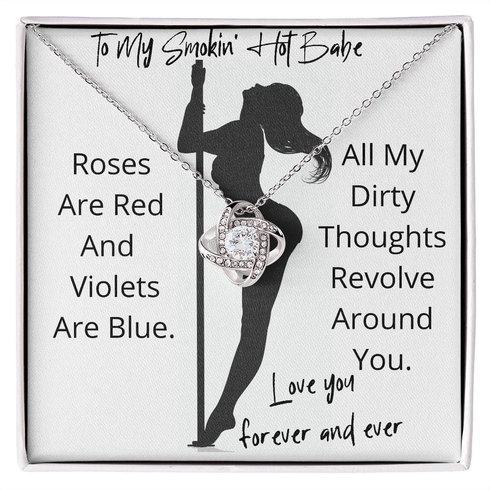 All My Dirty Thoughts Necklace Gift For Wife Soulmate Valentines Anniversary Birthday Present For Women