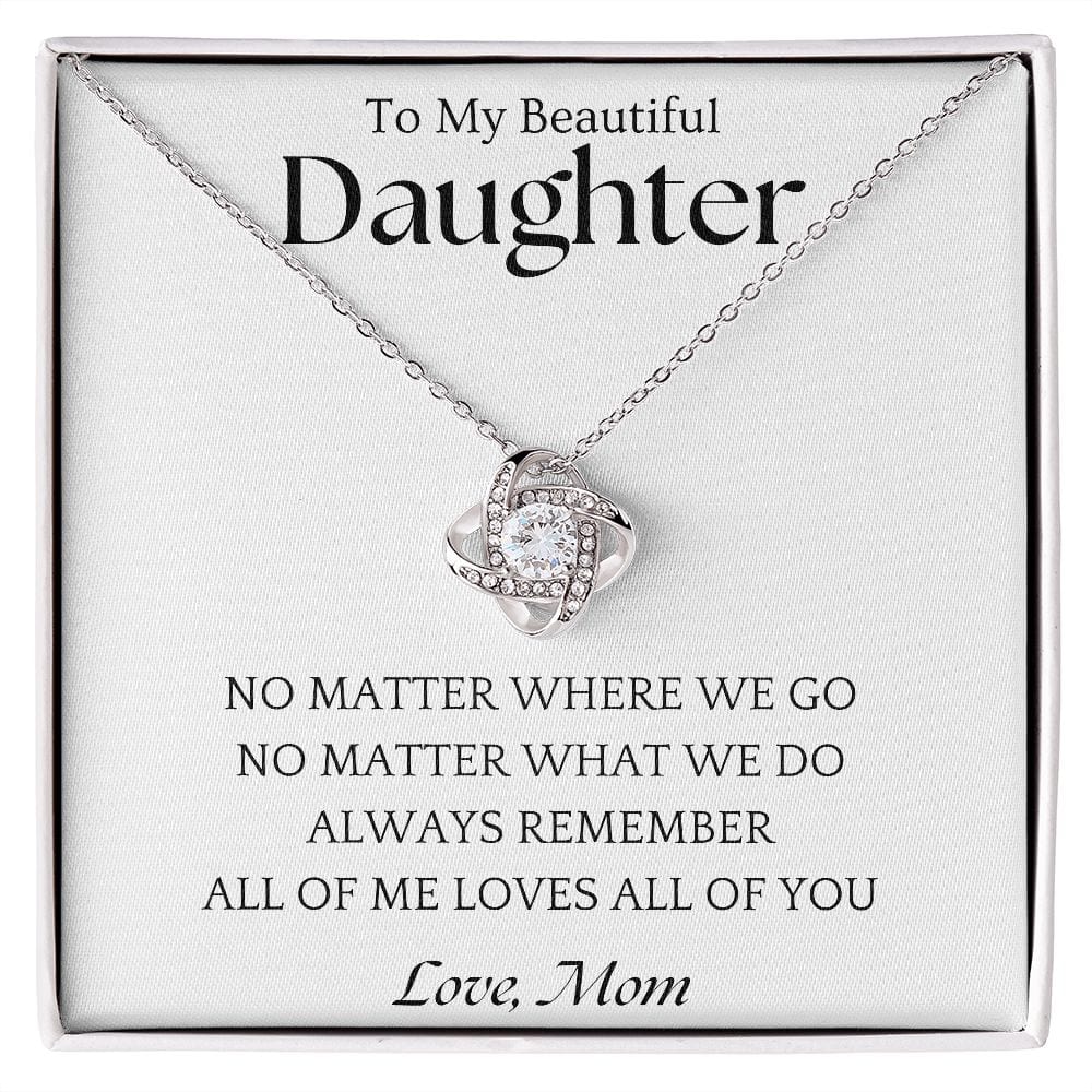 No Matter Necklace Gift For Daughter Birthday Graduation Christmas Present For Girls