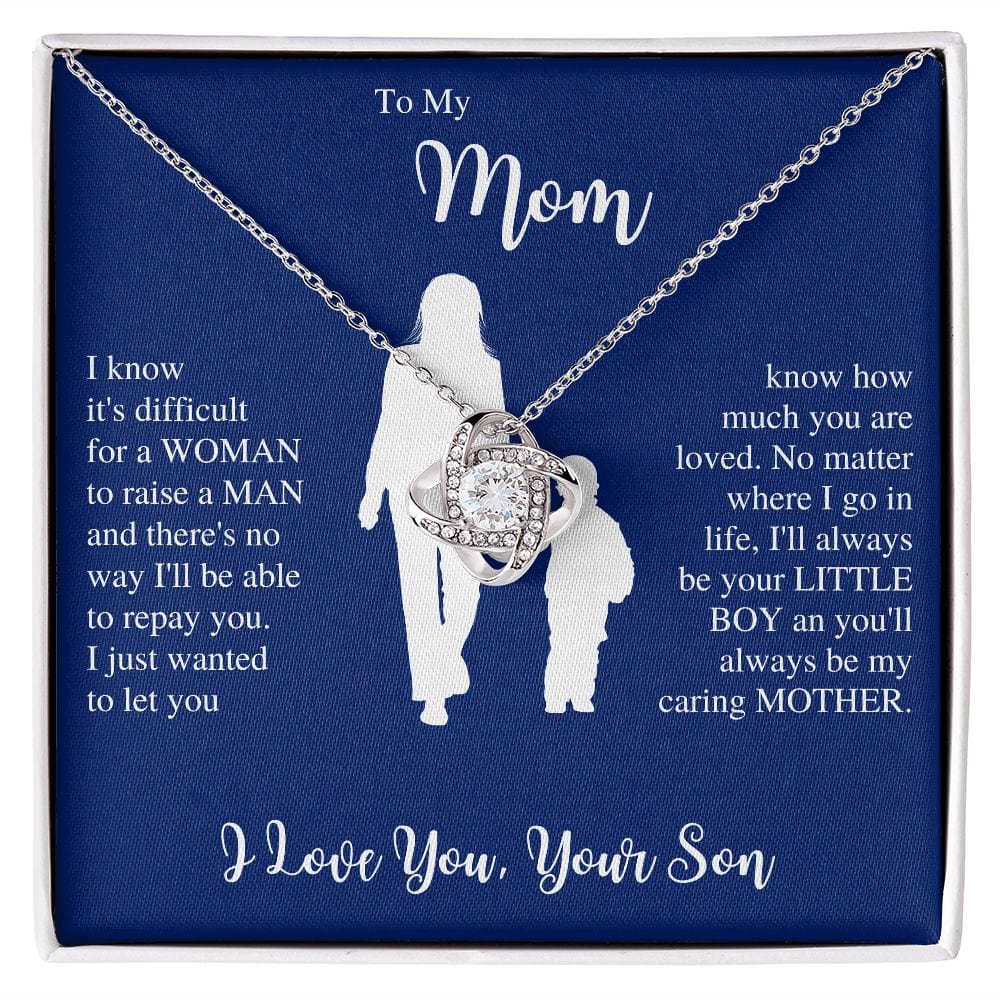 Caring Mother Necklace Gift For Mothers Day Birthday Christmas Present For Woman