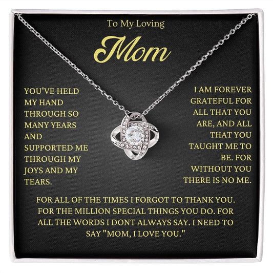 Forever Grateful Necklace Gift For Mom