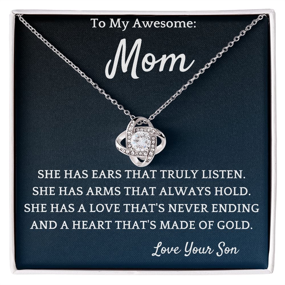 Heart Of Gold Necklace Gift For Mom