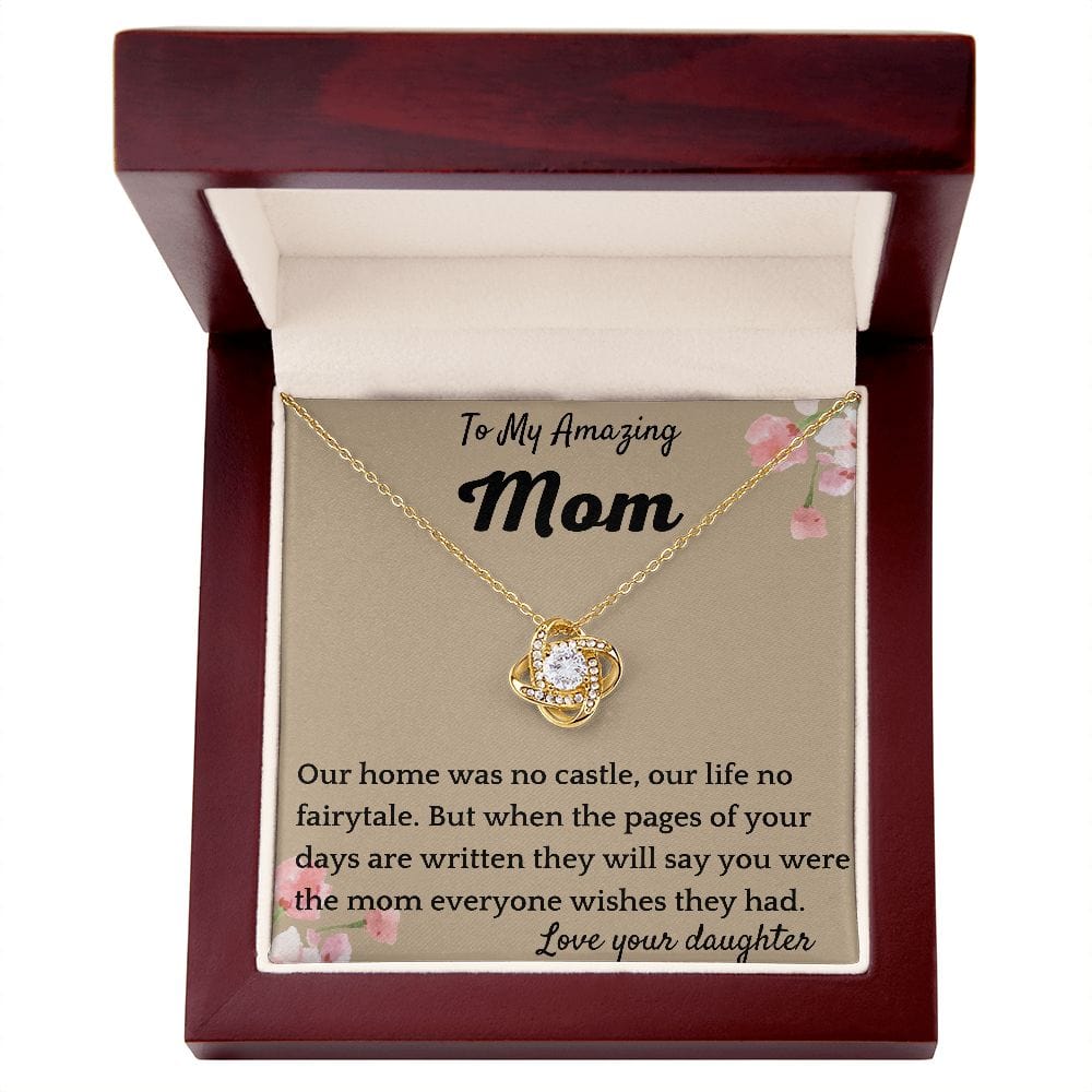 Fairytale Mom Necklace Gift Mothers Day Birthday Christmas Present For Women