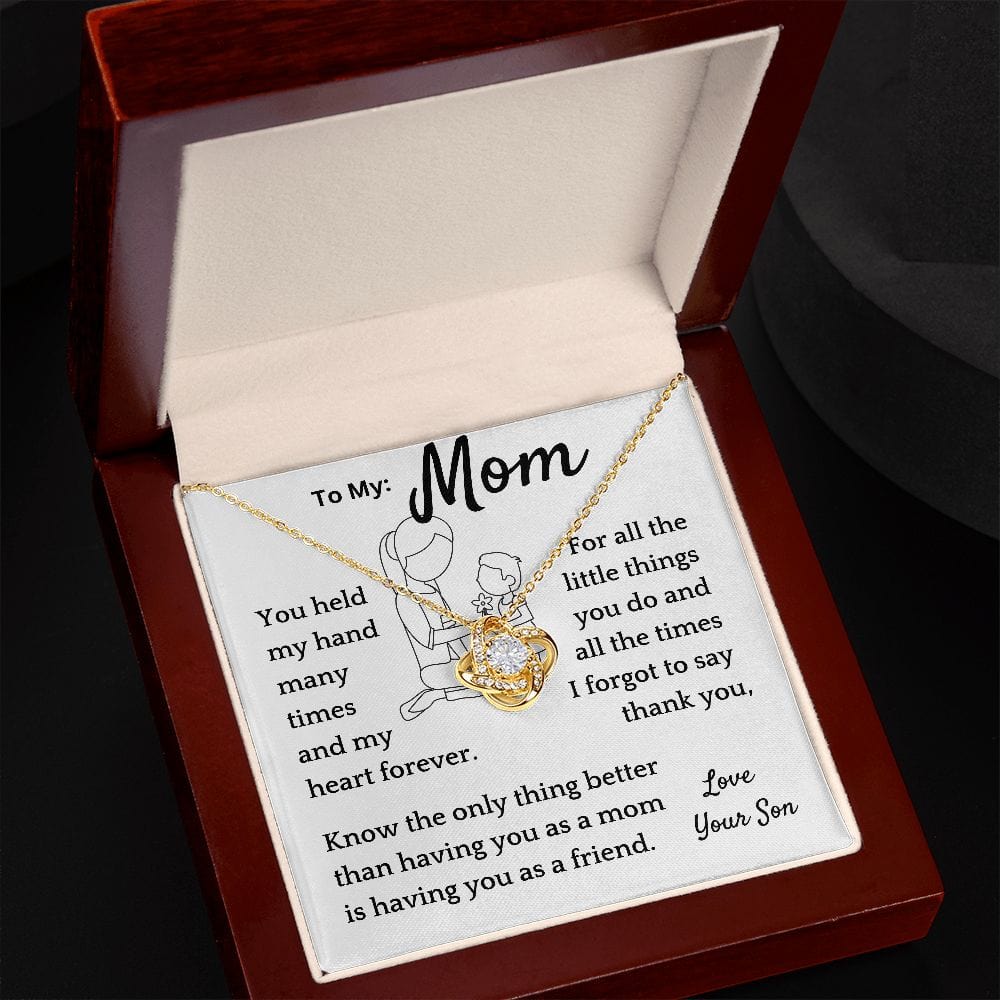Held My Hand Necklace Gift For Mothers Day Christmas Birthday Present For Women