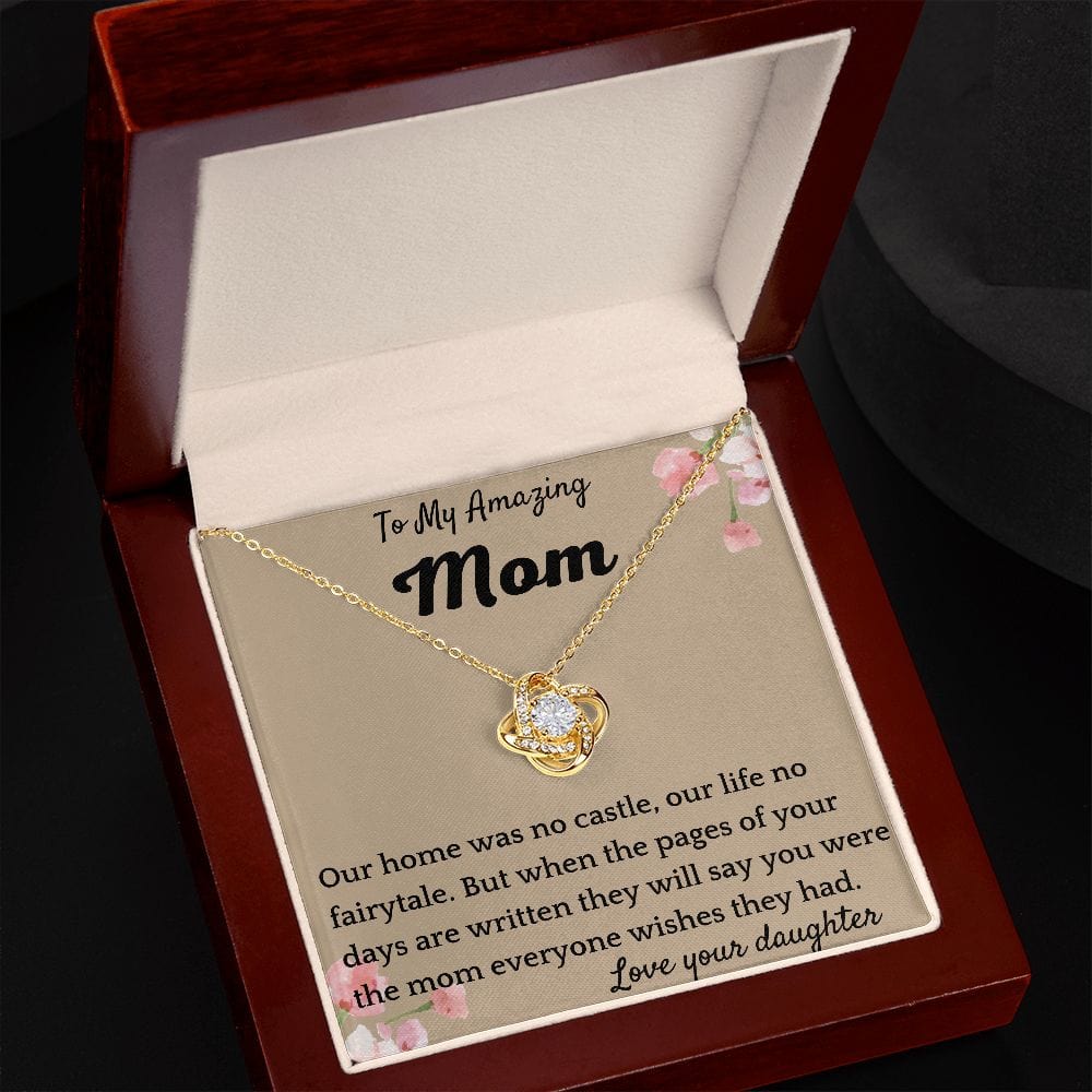 Fairytale Mom Necklace Gift Mothers Day Birthday Christmas Present For Women