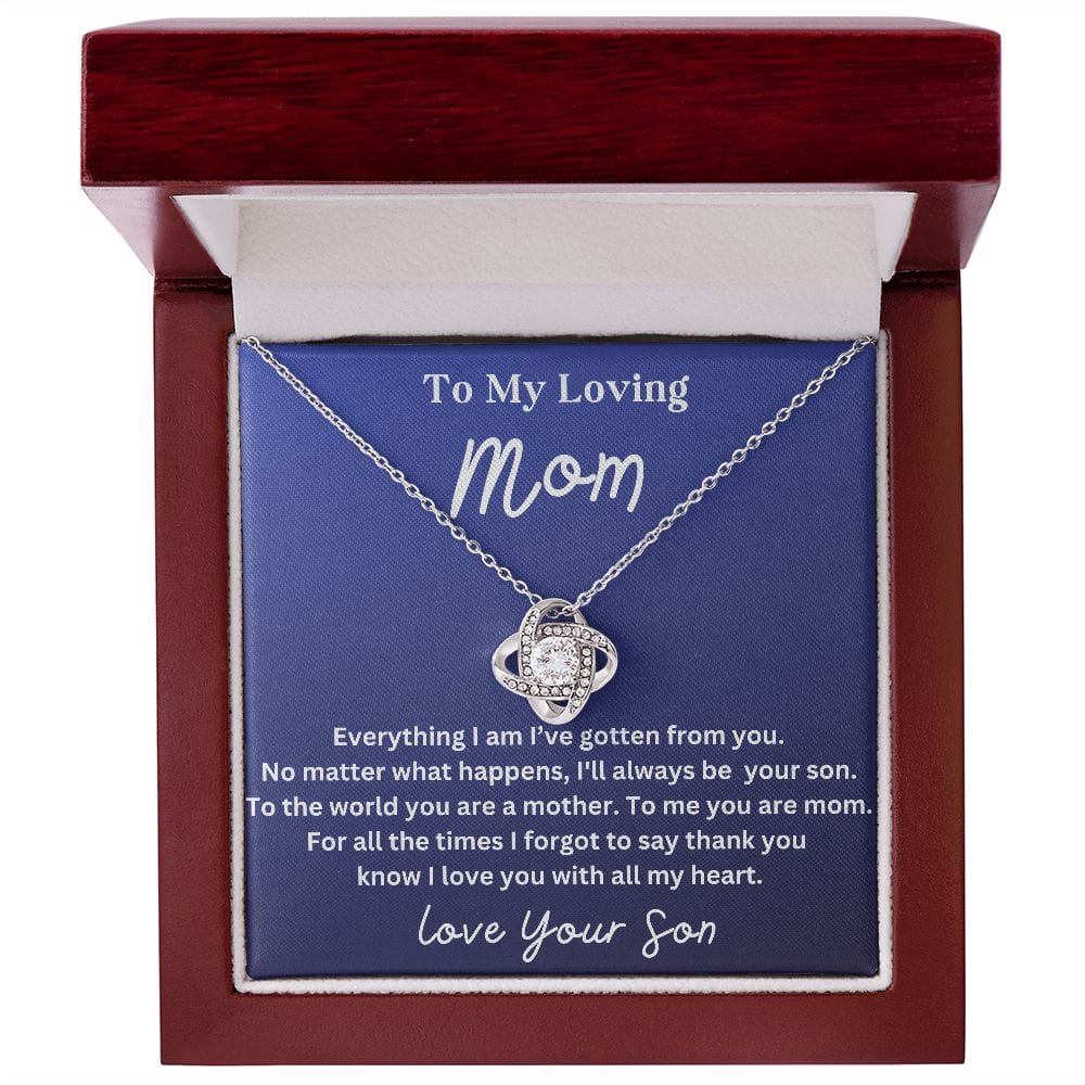Always Your Son Necklace Gift For Birthday Christmas Valentines Day Present For Woman